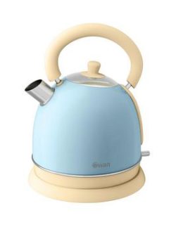 Swan Sk261020Bln Retro Dome Kettle - Blue